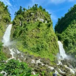 Stunning waterfall in Dominica