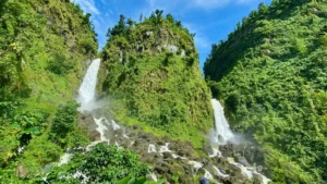 Stunning waterfall in Dominica